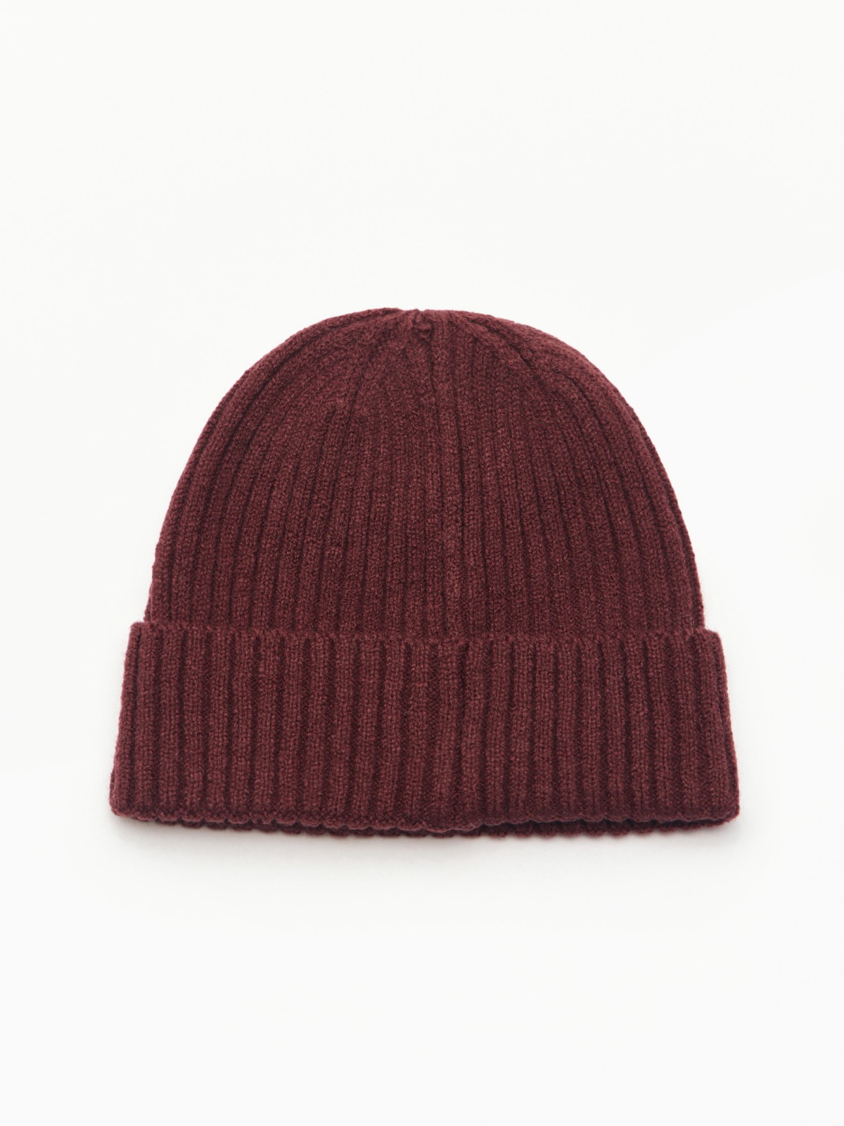 Вязаная шапка-бини