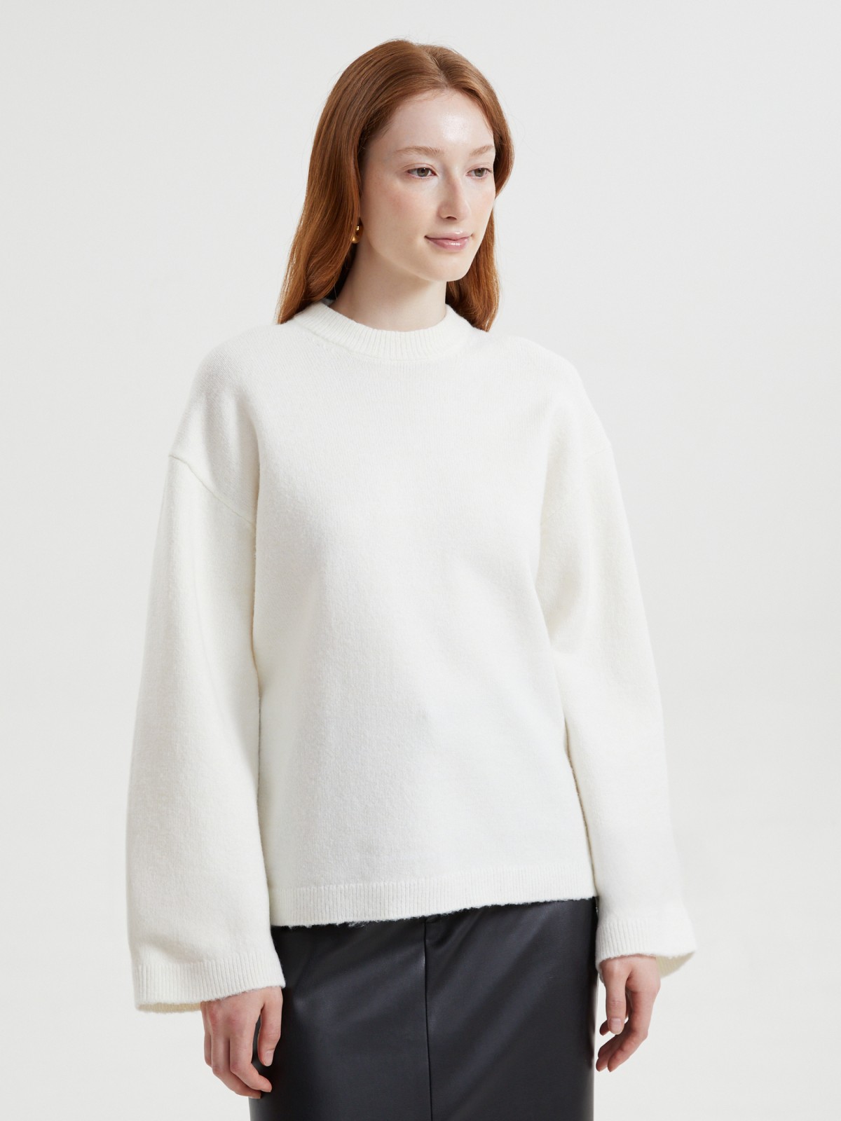 Вязаный джемпер оверсайз