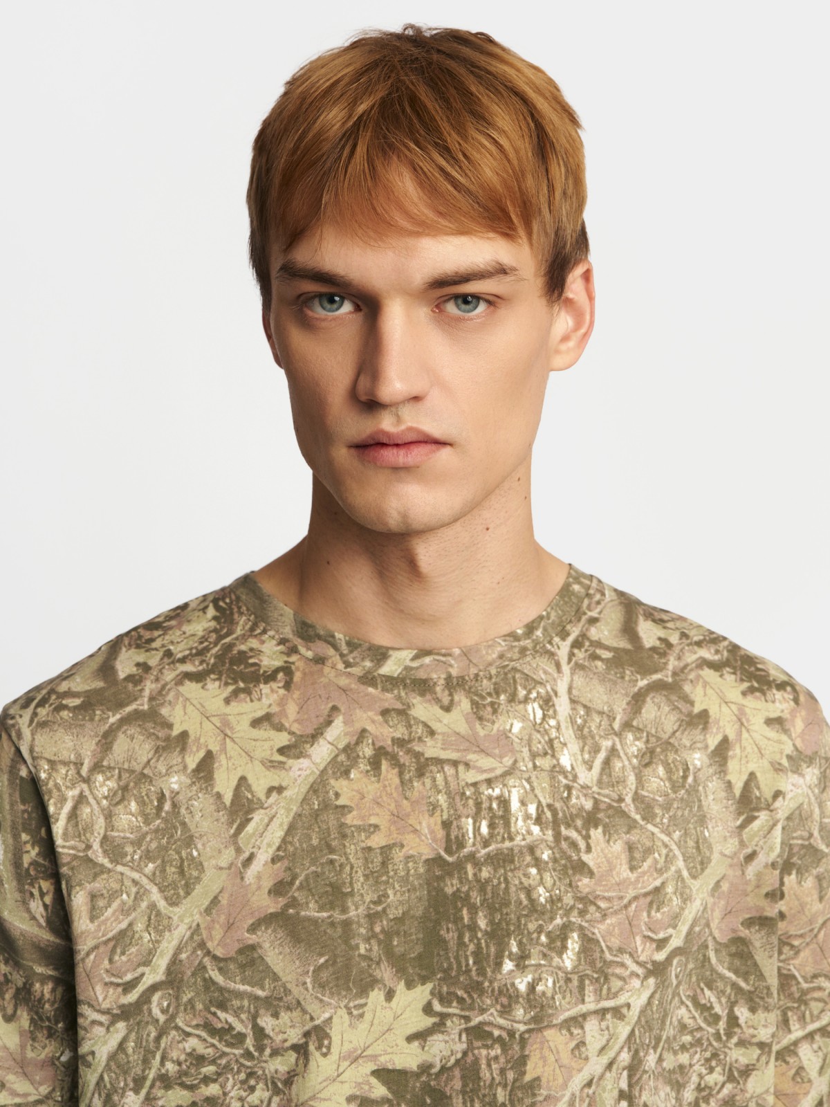 Футболка из хлопка с принтом