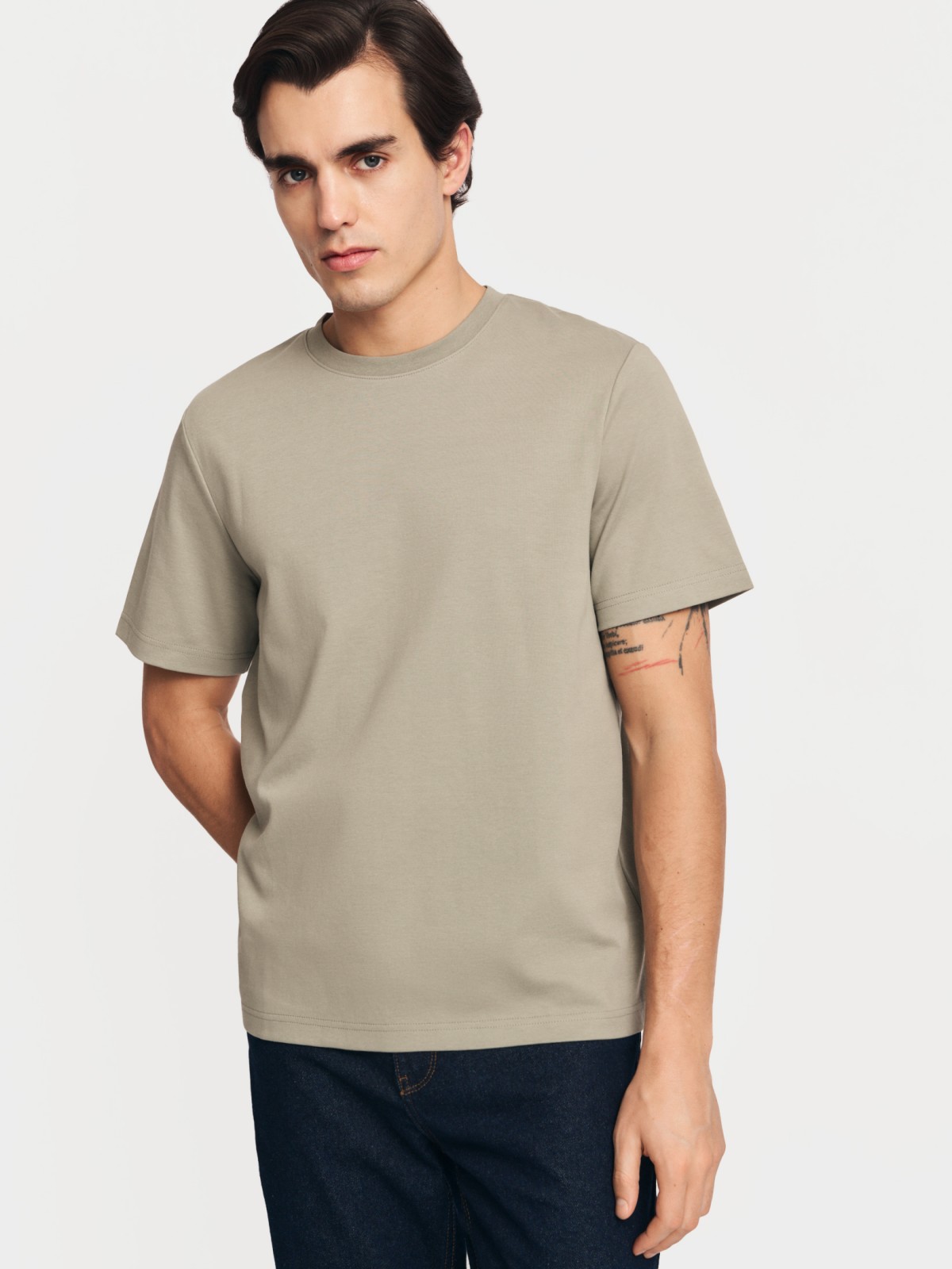 Футболка из хлопка с коротким рукавом