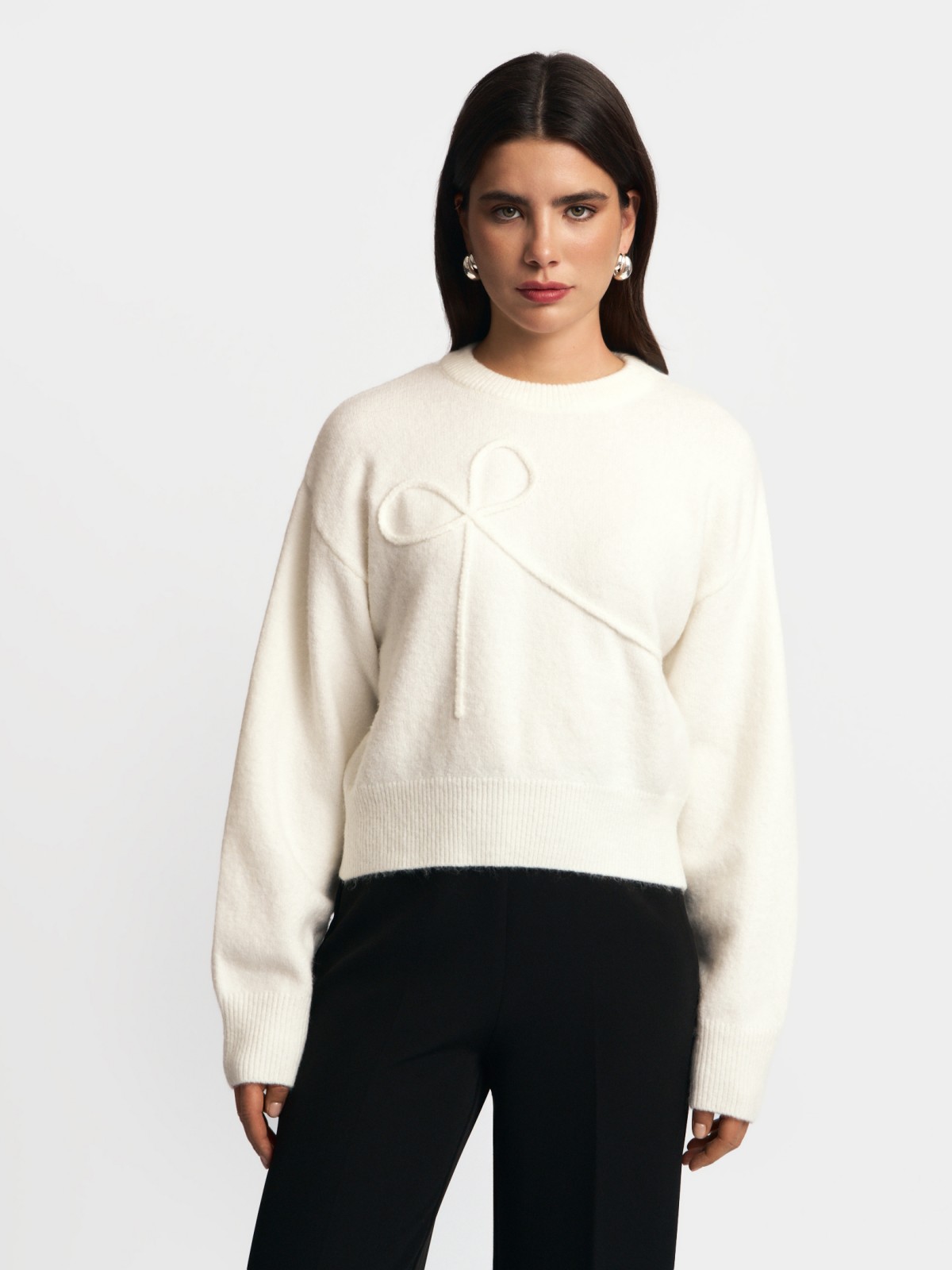 Вязаный джемпер с узором