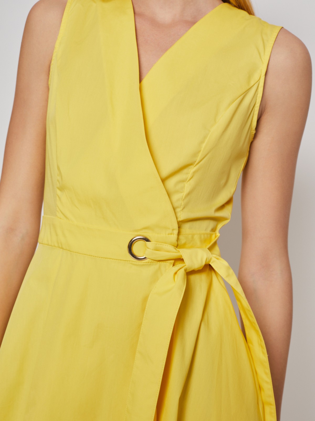 Платье zolla 022248239653, цвет желтый, размер XS - фото 5