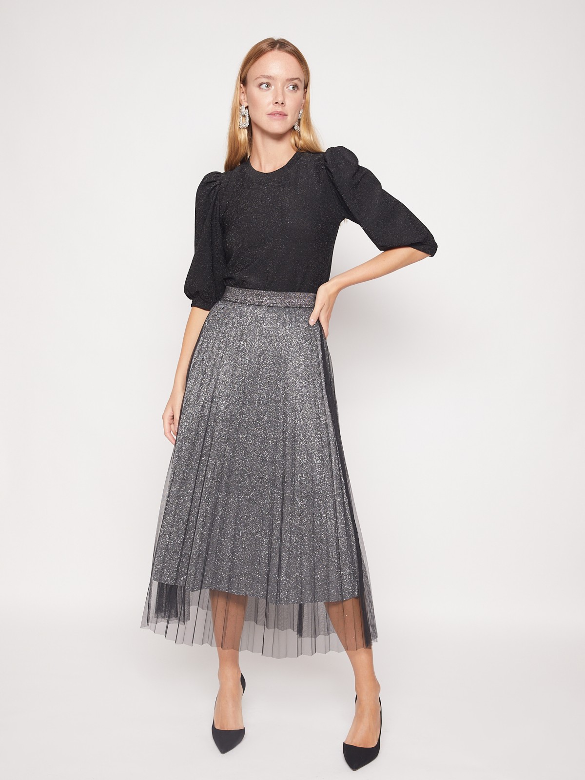 Блузка с пышными рукавами