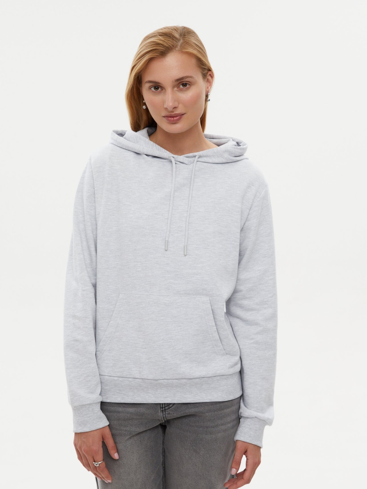 Утеплённый худи с начёсом и капюшоном