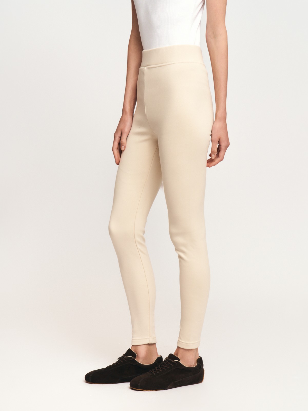 Утеплённые легинсы с начёсом