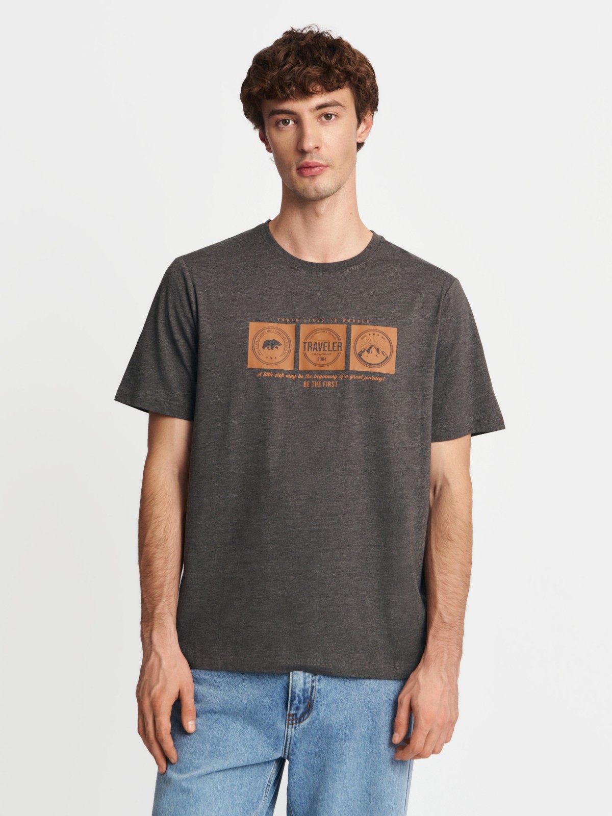 Футболка с принтом