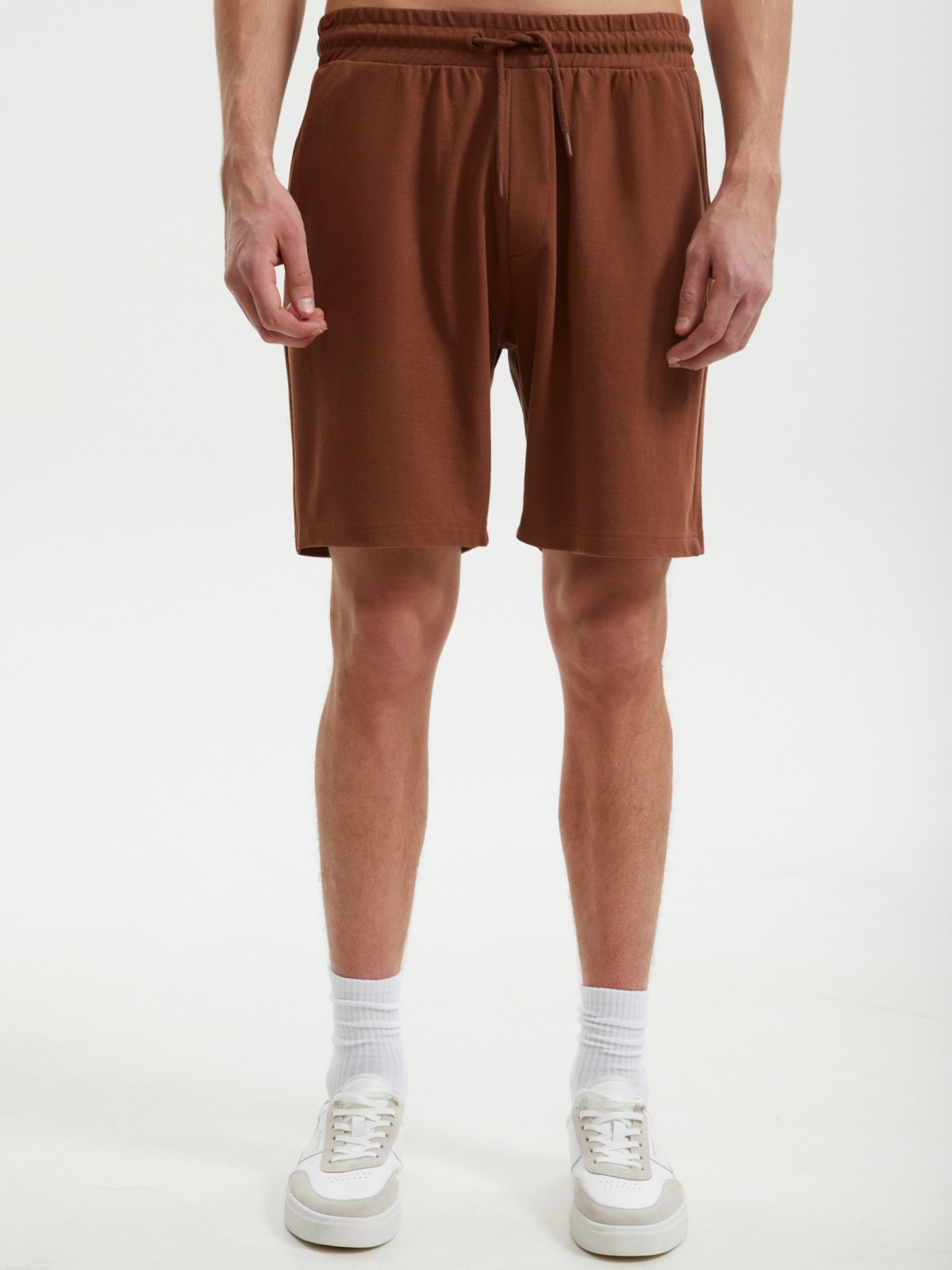 Трикотажные шорты на резинке из хлопка