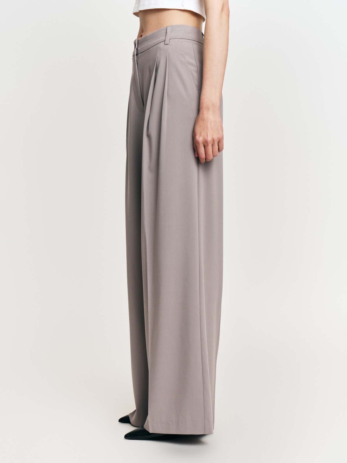 Брюки широкого силуэта Wide со стрелками