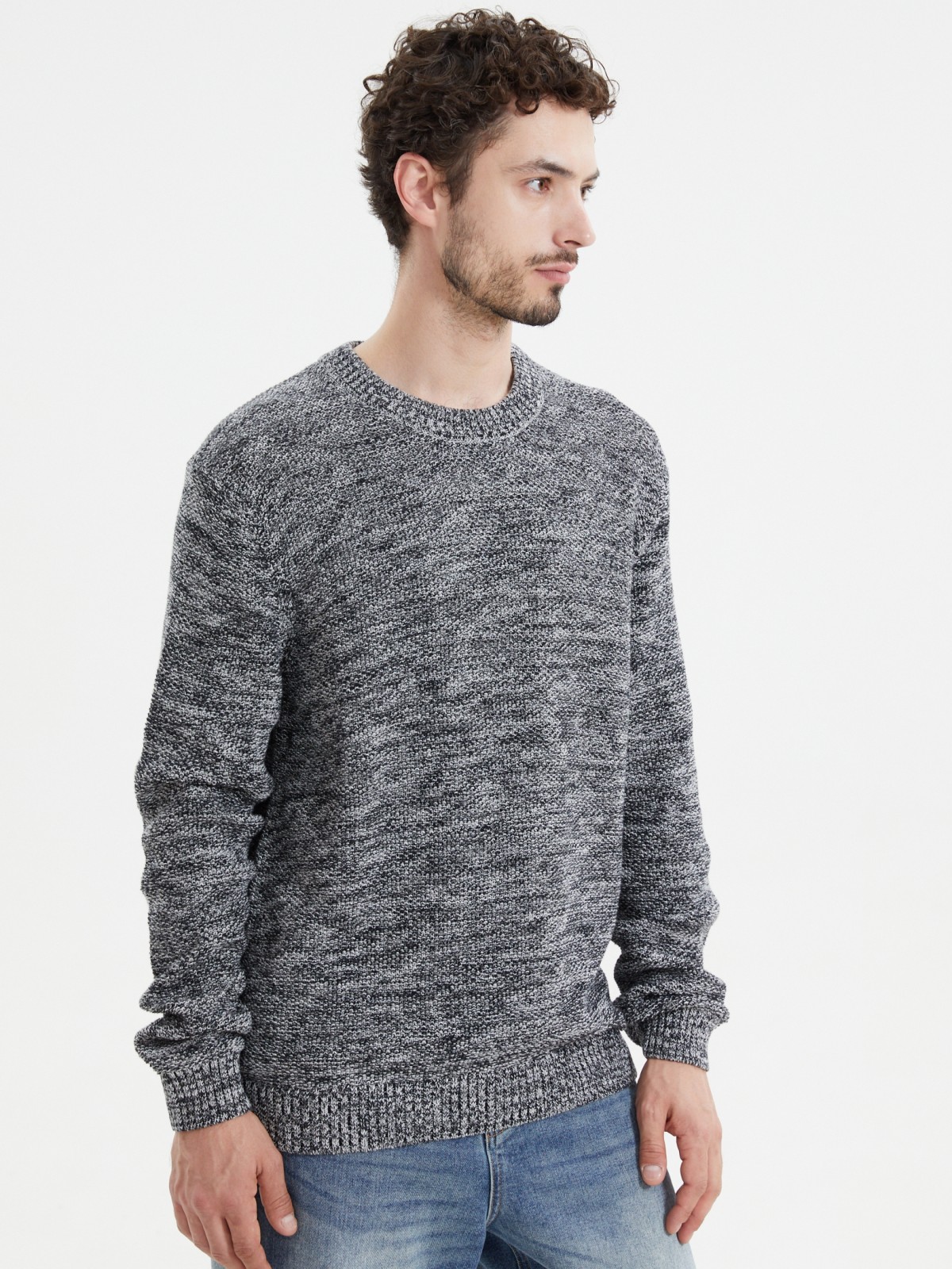 Вязаный джемпер с длинным рукавом