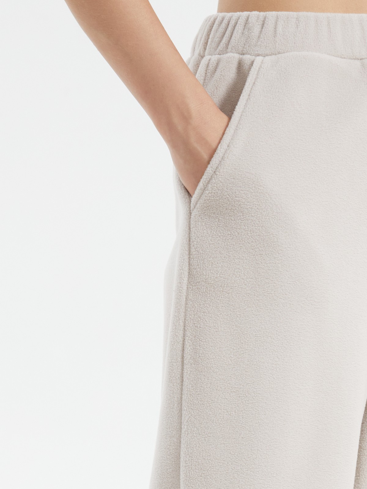 Брюки из флиса на резинке