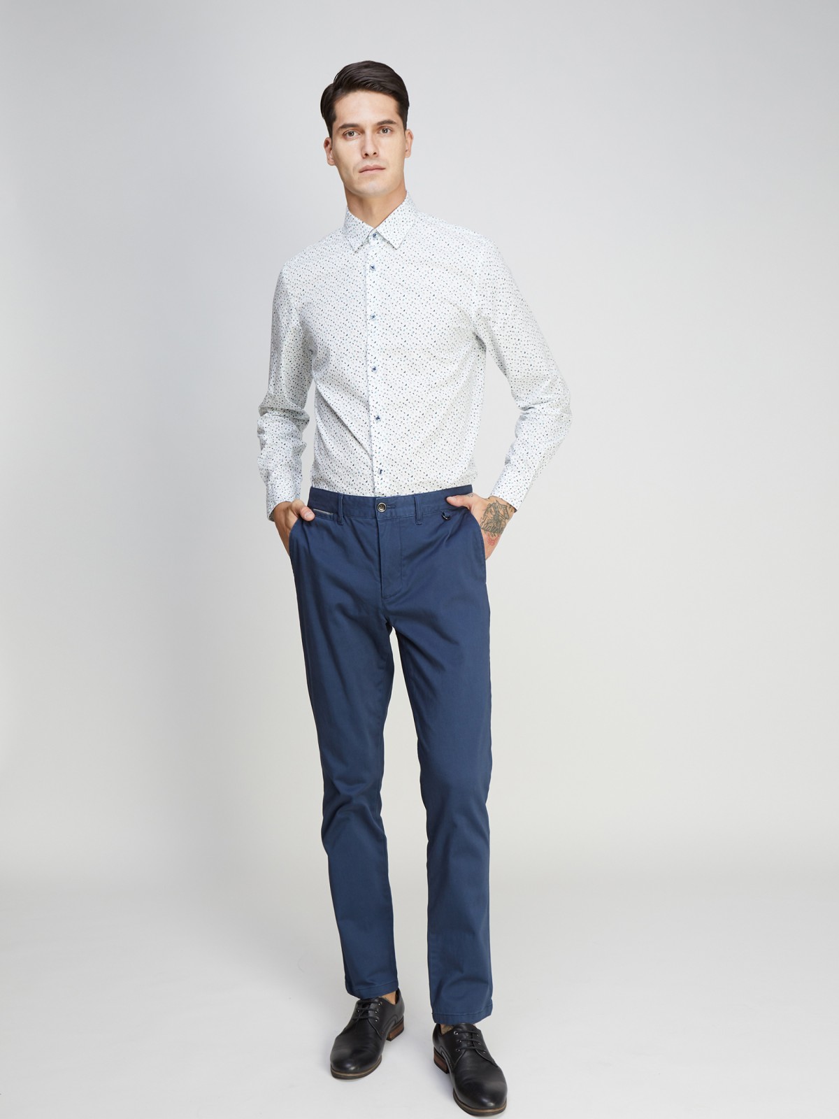 Рубашка с длинными  рукавами