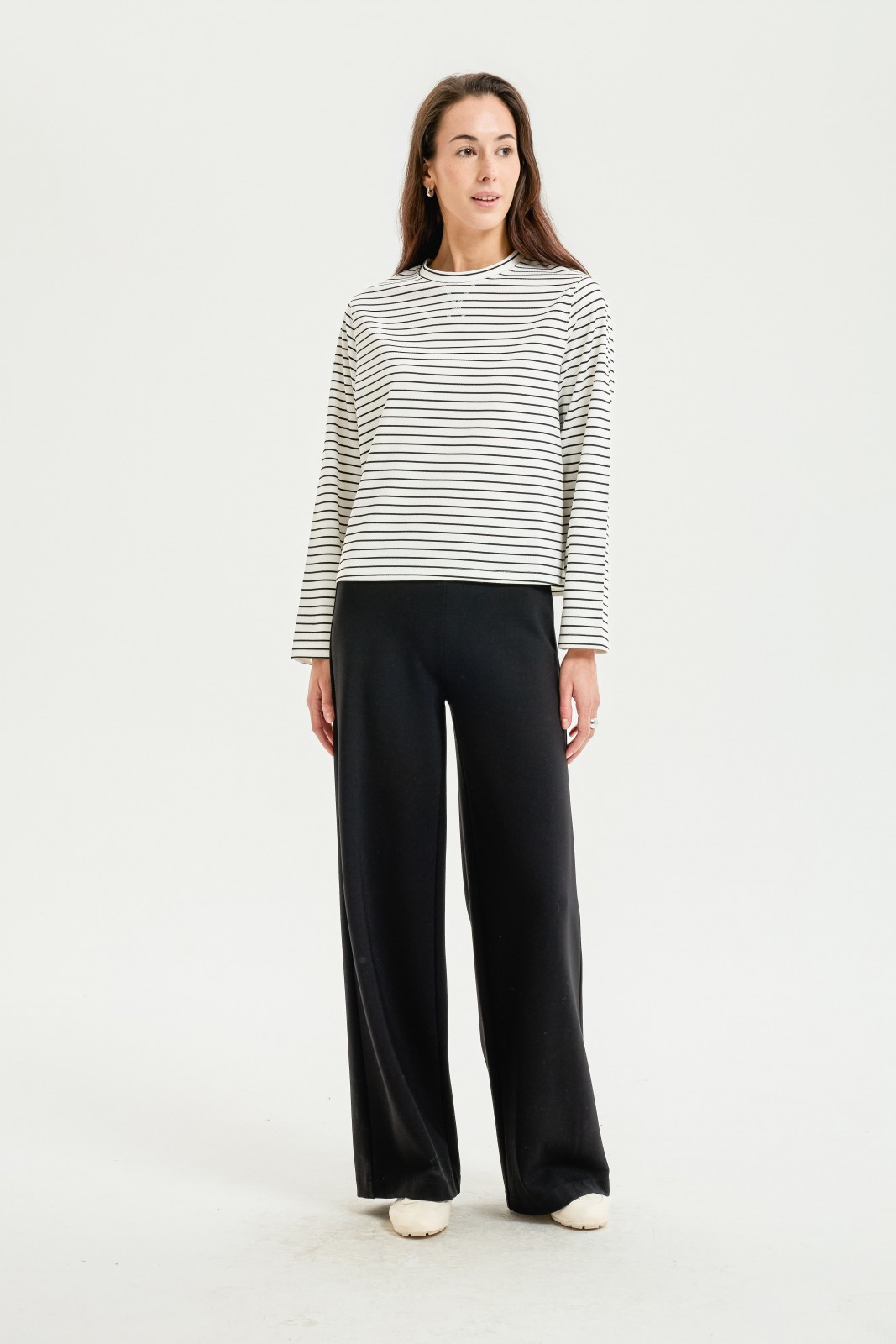 Лонгслив-тельняшка в полоску