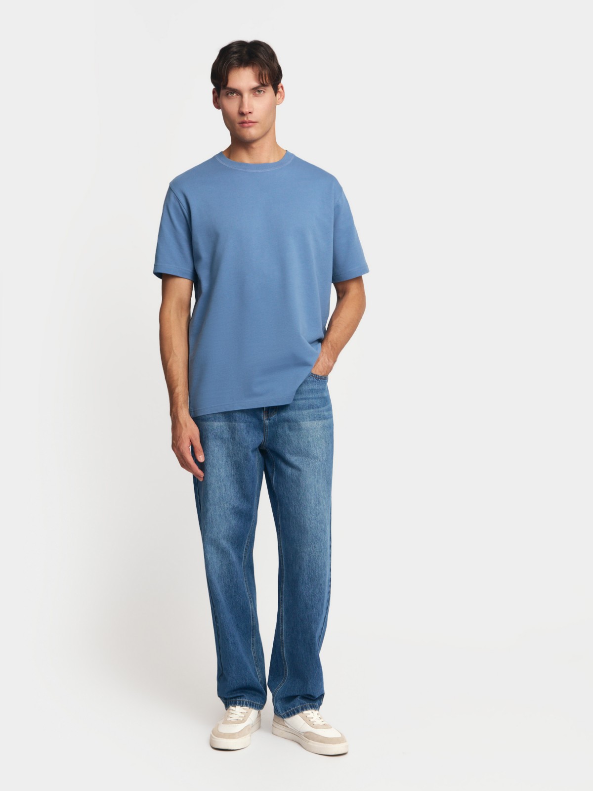 Футболка из хлопка с коротким рукавом