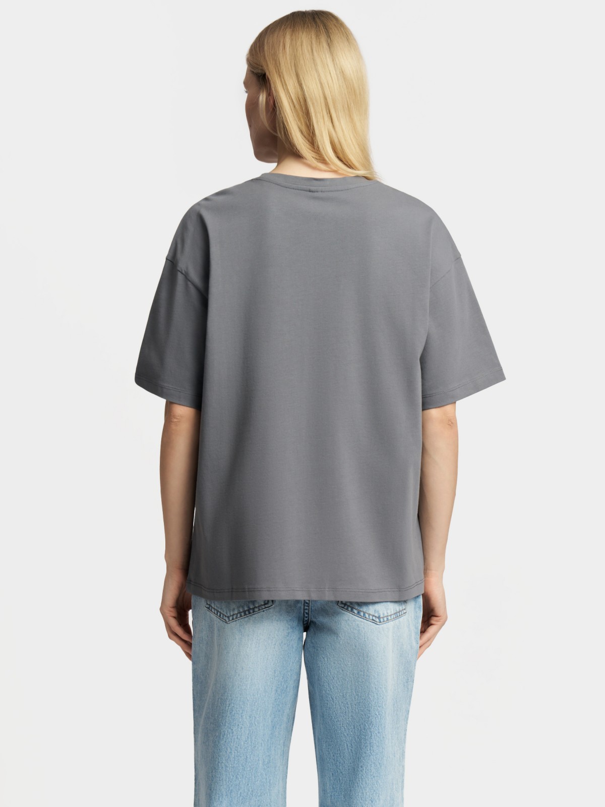 Футболка оверсайз из хлопка с принтом