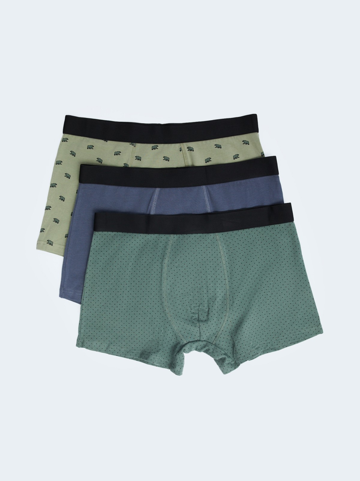 Набор трусов из хлопка 3 шт в комплекте 899₽