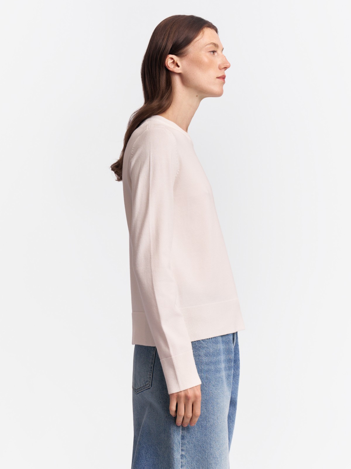 Джемпер из вязаного трикотажа