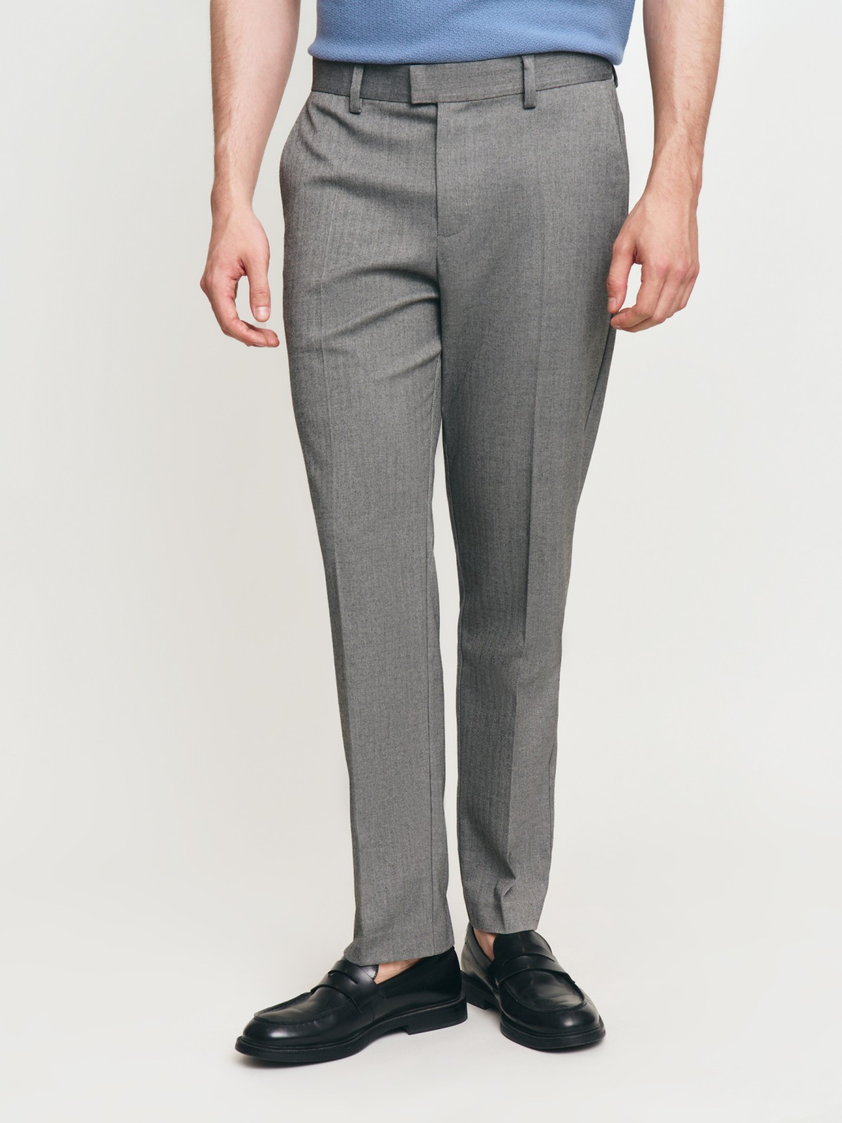Офисные брюки Tapered в клетку со стрелками