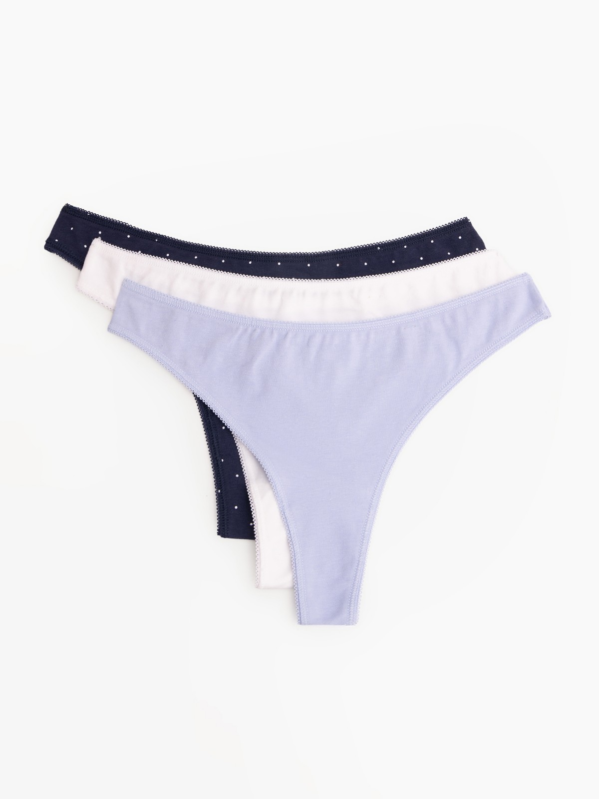 Набор трусов-стрингов (3 шт. в комплекте)